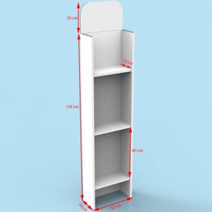 Baskısız Karton Stand — Model 03