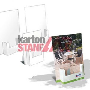 Baskısız Karton Stand — Model 06
